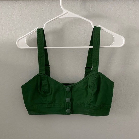 Urban Outfitters Tops - Urban Outfitters Green Crop Top